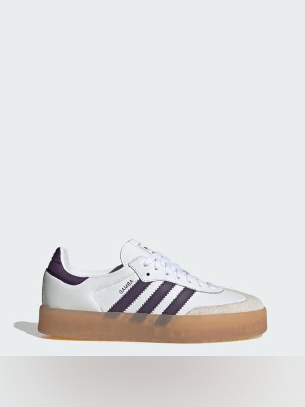Womenโs Adidas Sambae Sneakers in Cloud White, Offwhite and Aurora Size 8